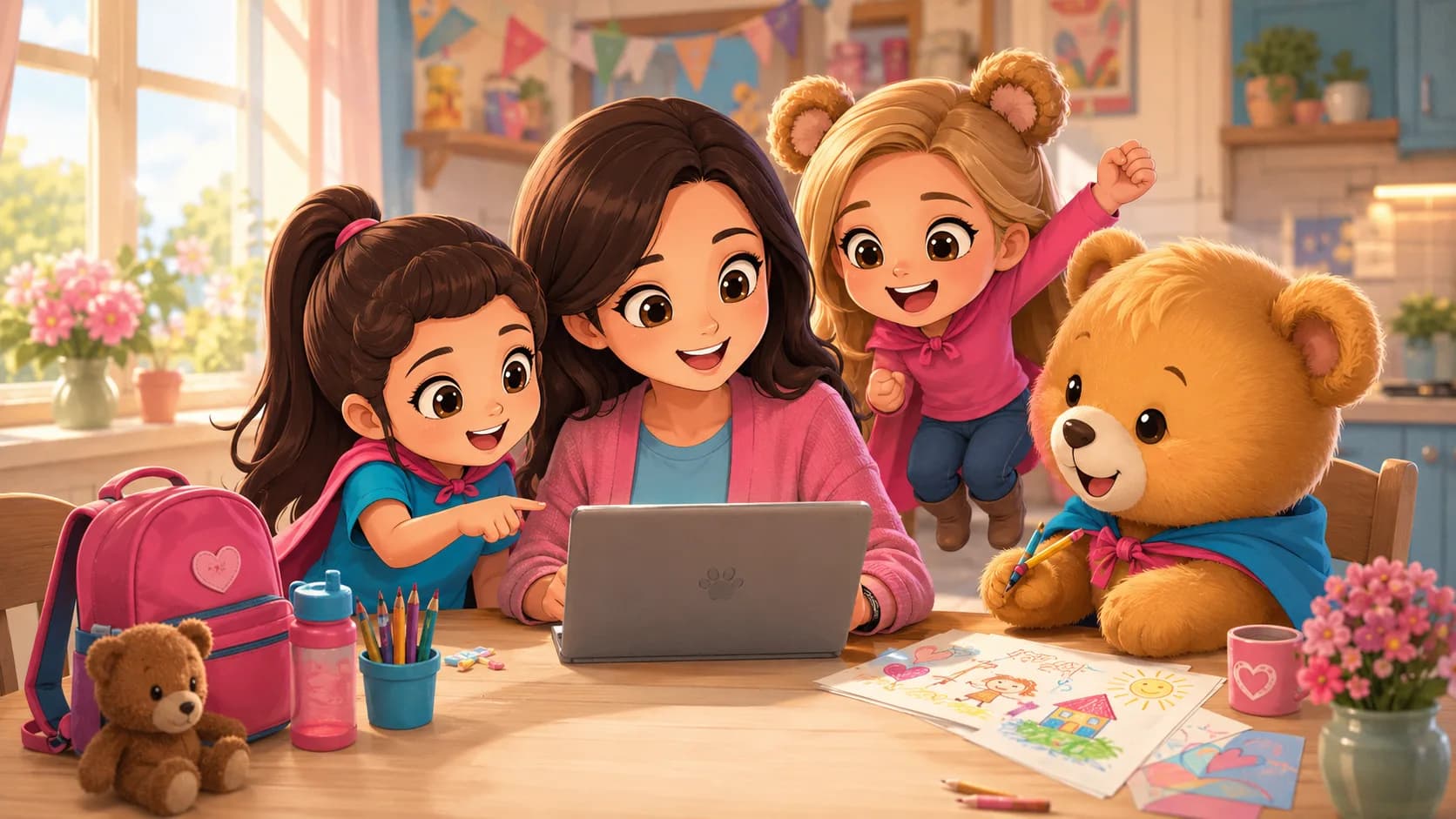 Children enjoying Teddy Kids