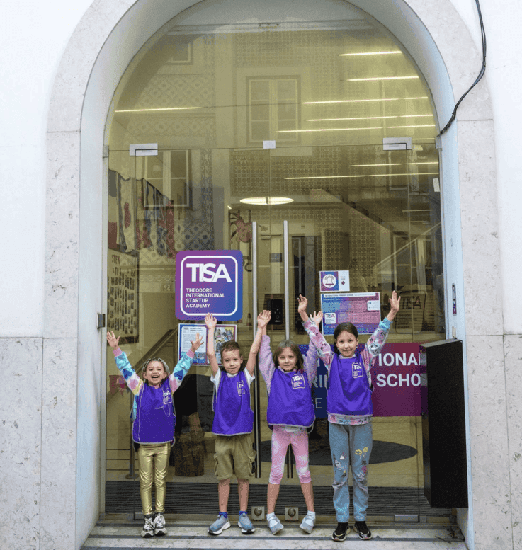 Students at TISA Portugal campus