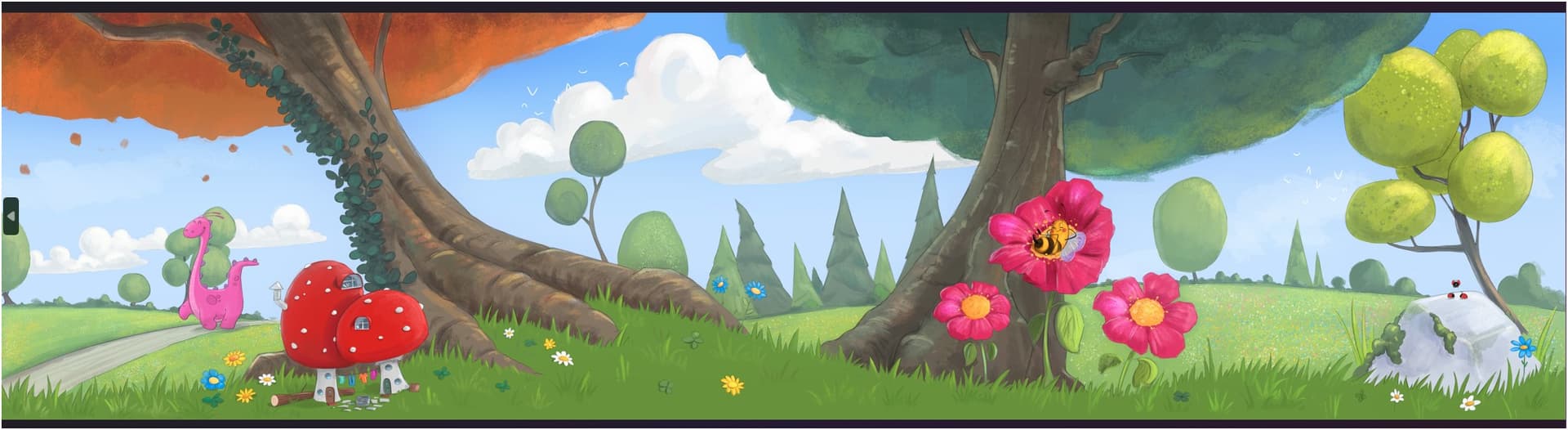 Tree park background