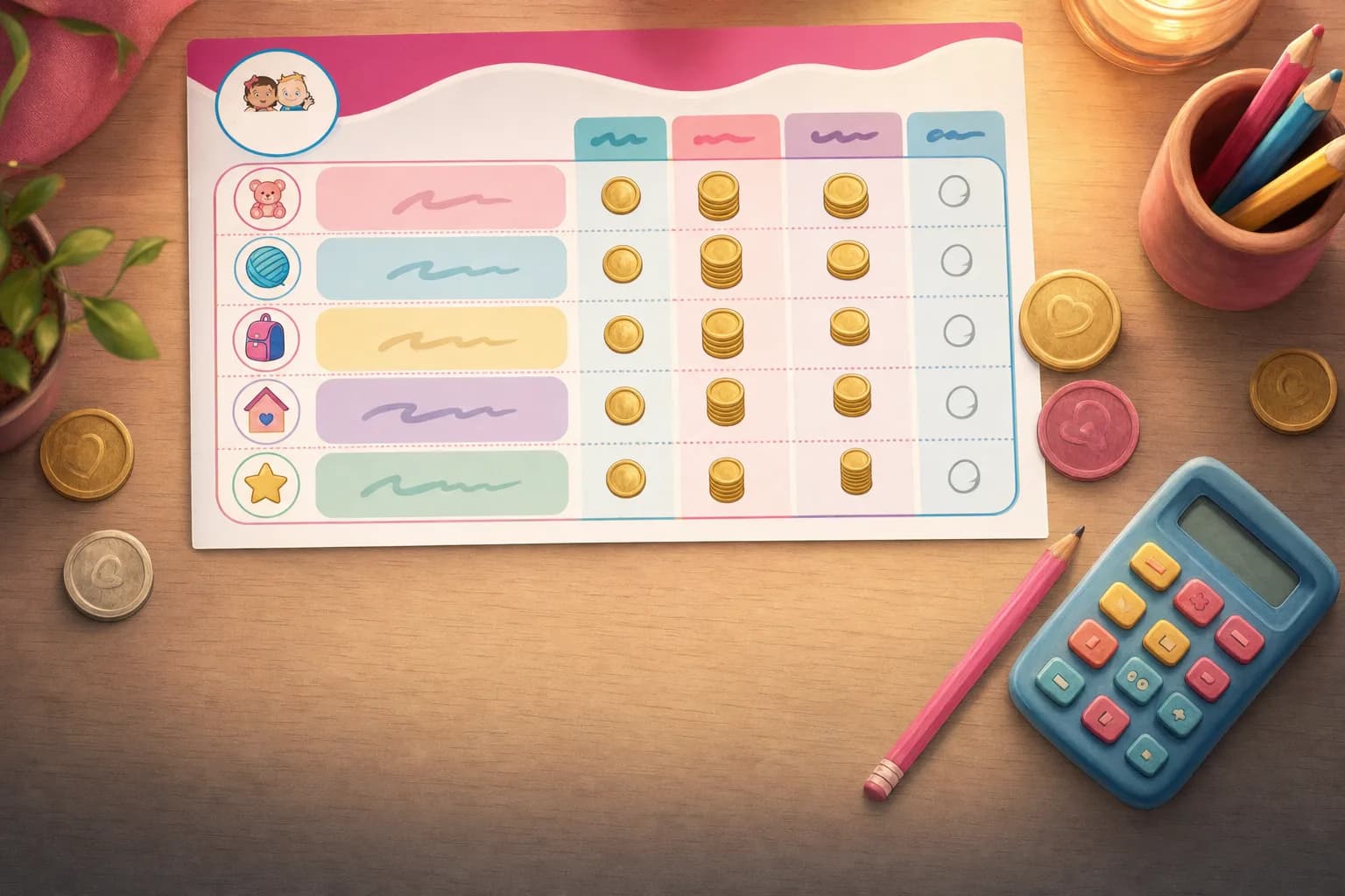Een overzichtelijke berekeningtabel met factuur, maximum uurtarief, toeslagpercentage, vergoeding en netto kosten.